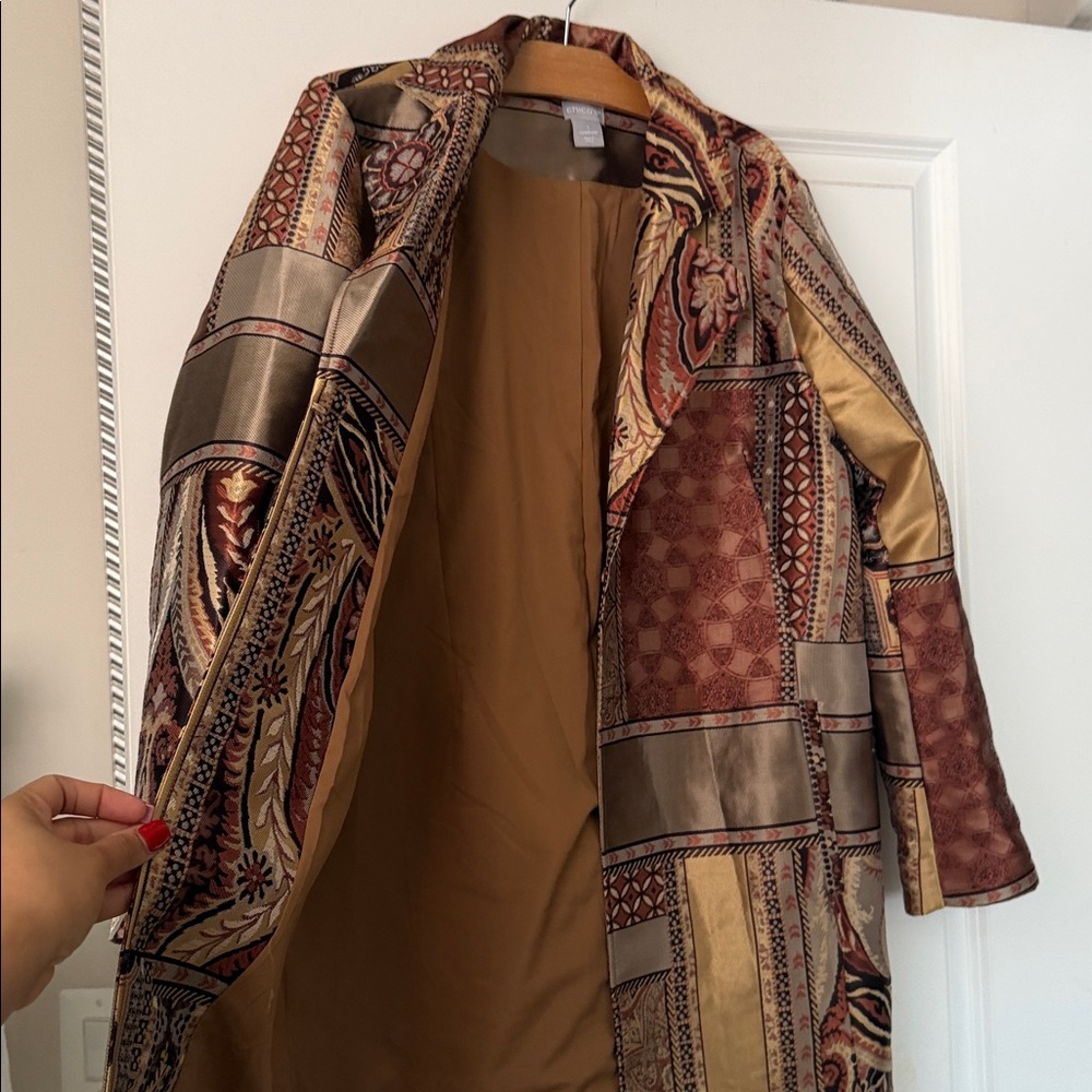 Chico's Multicolor Patchwork Jacket - image 3